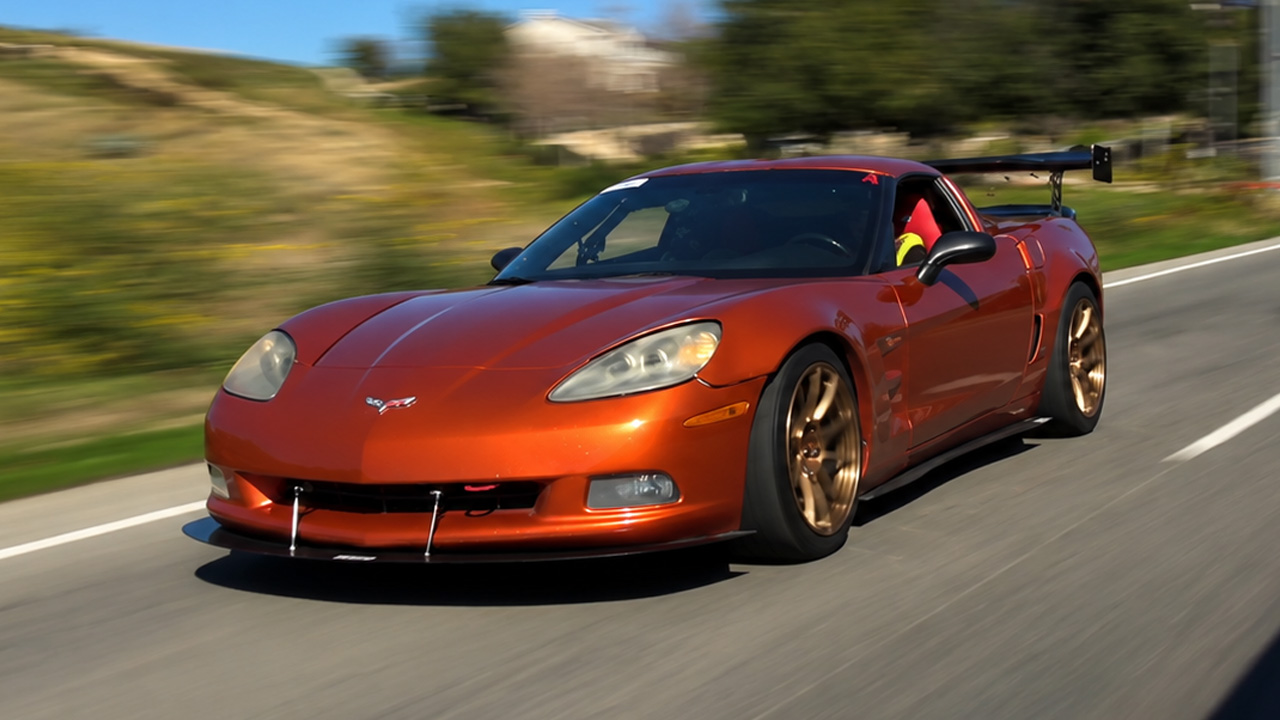 Cammed LSX C6 Corvette track toy rips the streets and strip