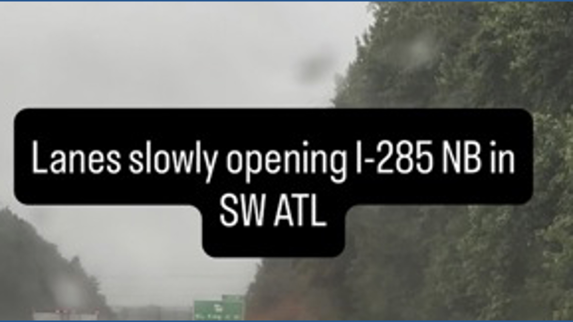 I-285 lanes opening over 26 hours late