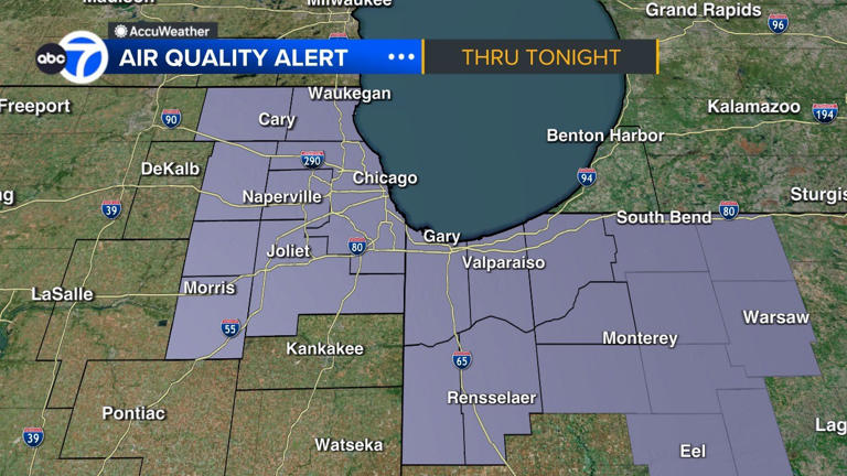 Chicago weather: High temperatures, air quality alert for area as