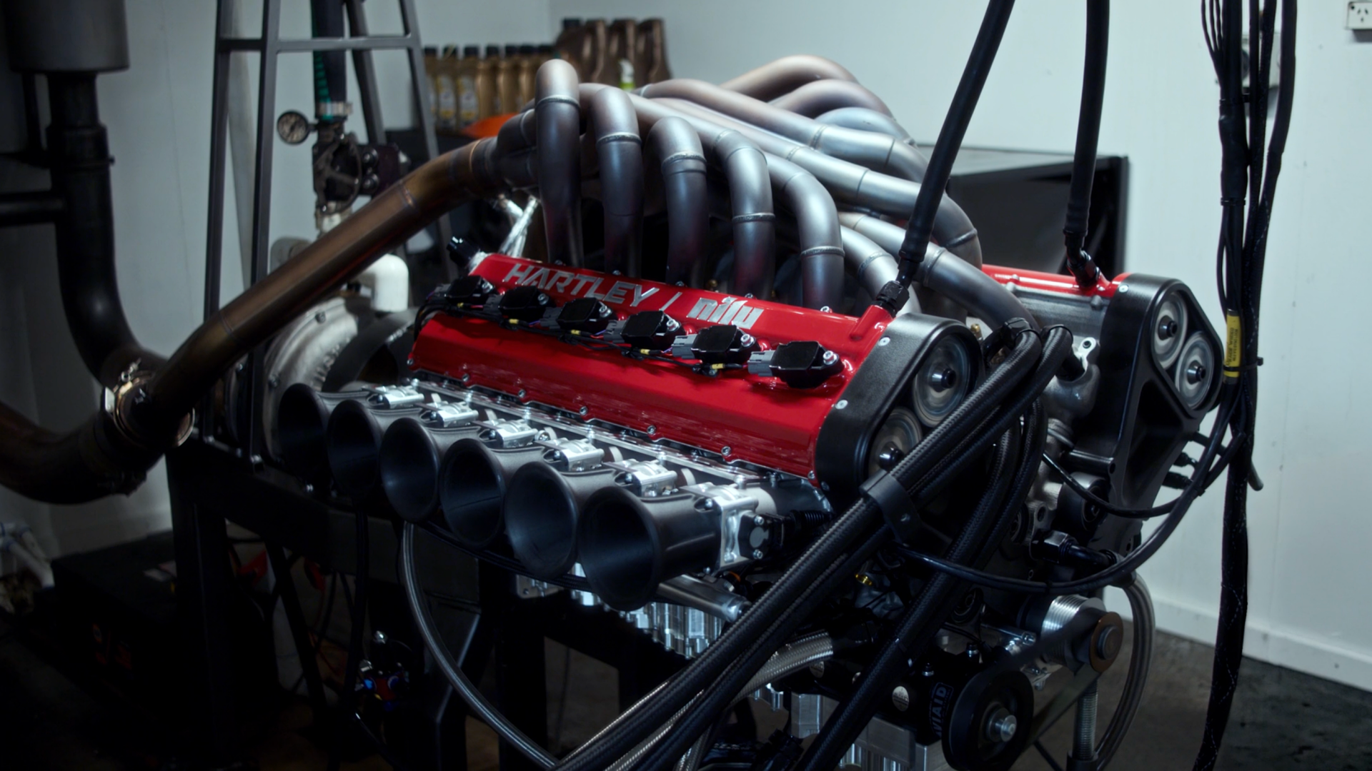 NILU and Hartley Engines 6.5-Liter V12 On Engine Dyno