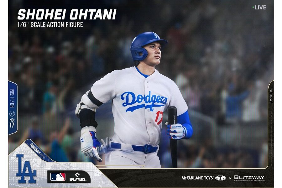大谷翔平、ドジャース移籍後初の1/6スケールフィギュアが登場!「二刀流