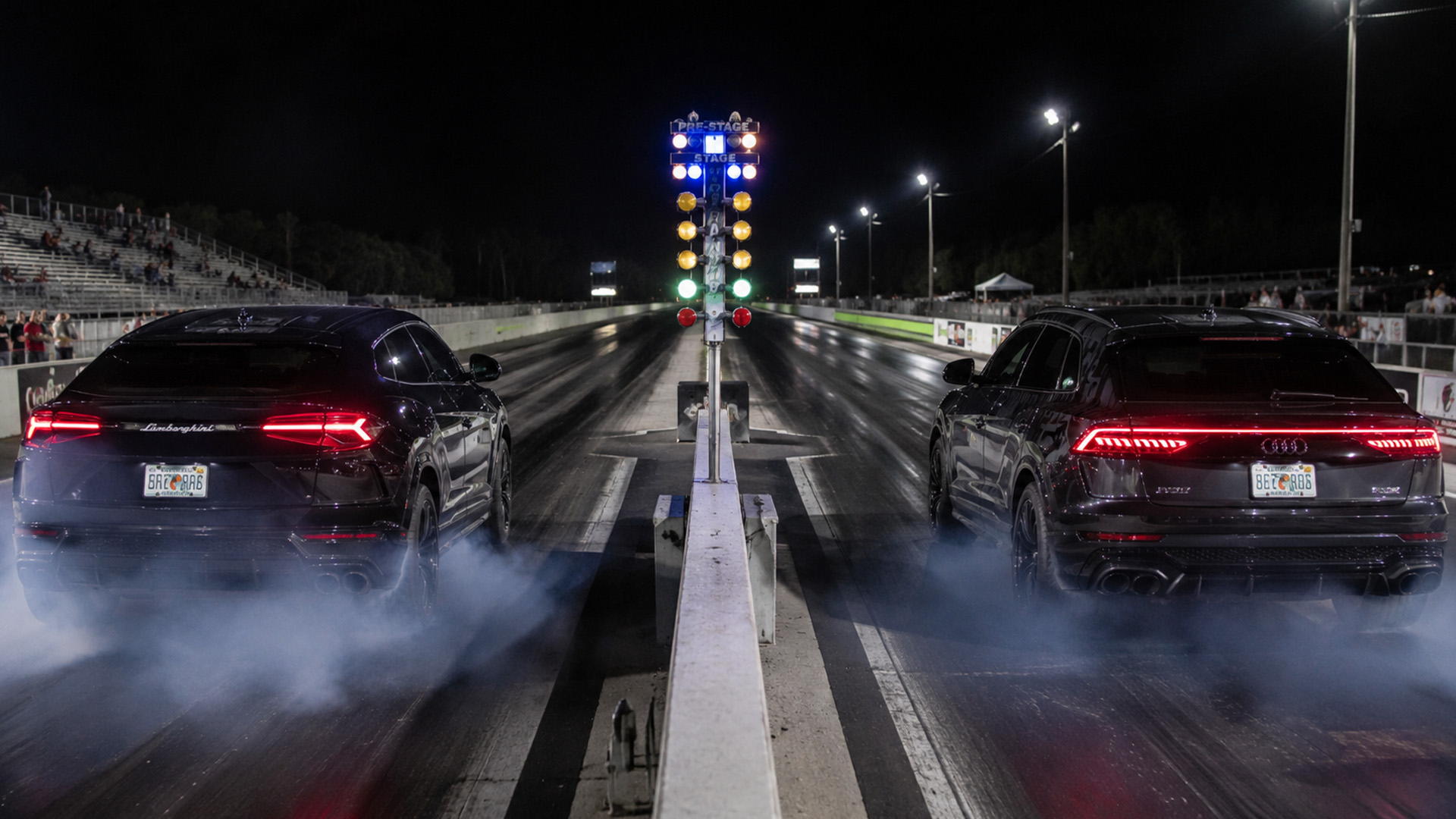 800HP Audi RSQ8 faces Lamborghini Urus in drag race