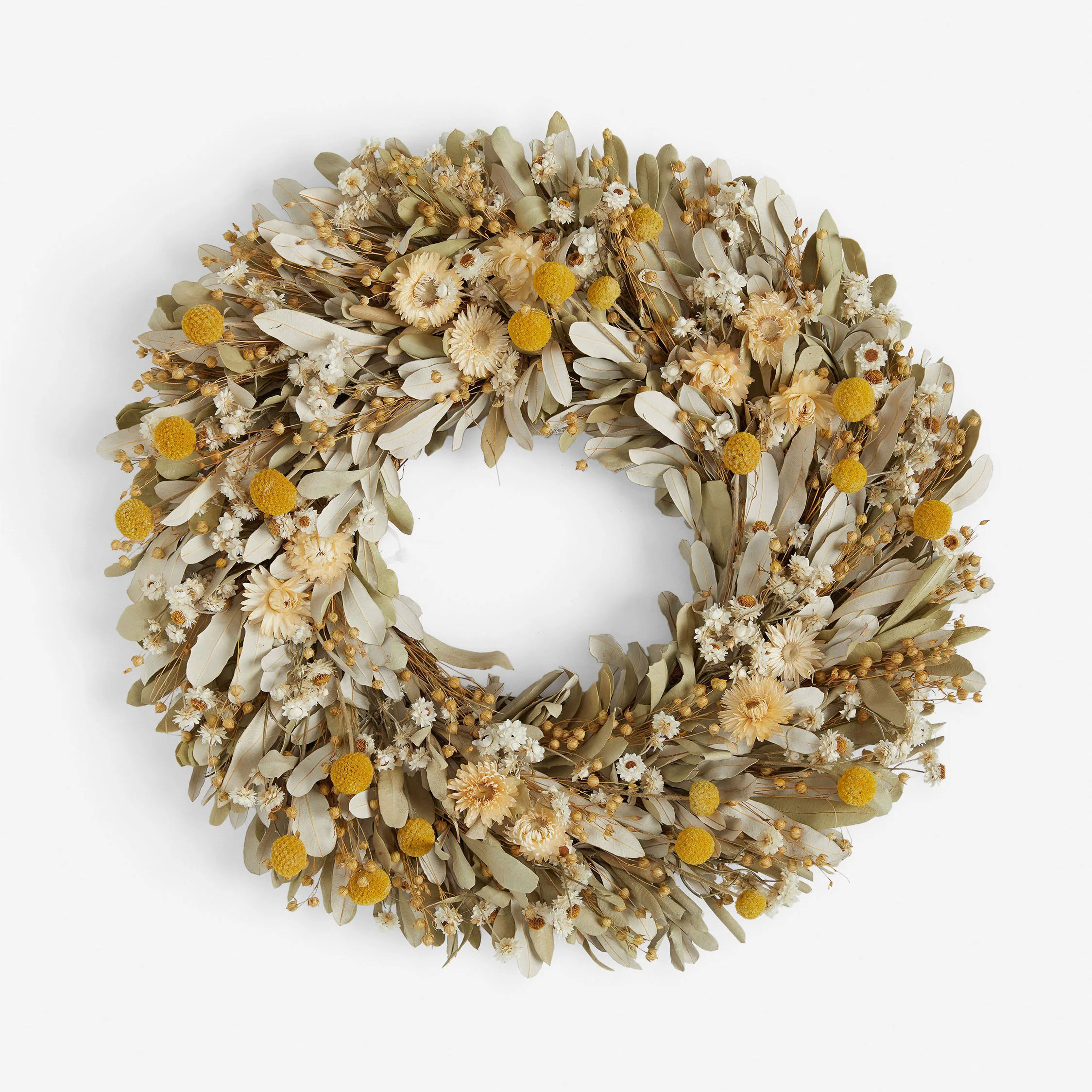 Preserved Summer Bunch Wreath