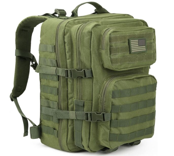 what every man should have in a go bag and why it matters, REEBOW GEAR Military Tactical Backpack image via Amazon
