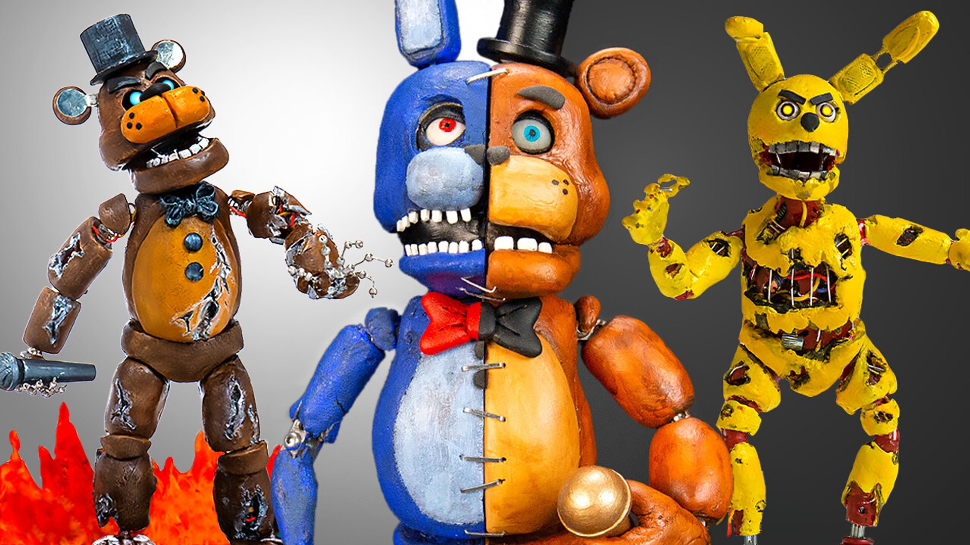 Creative FNAF animatronics: Crafting Freddy, Bonnie, and more