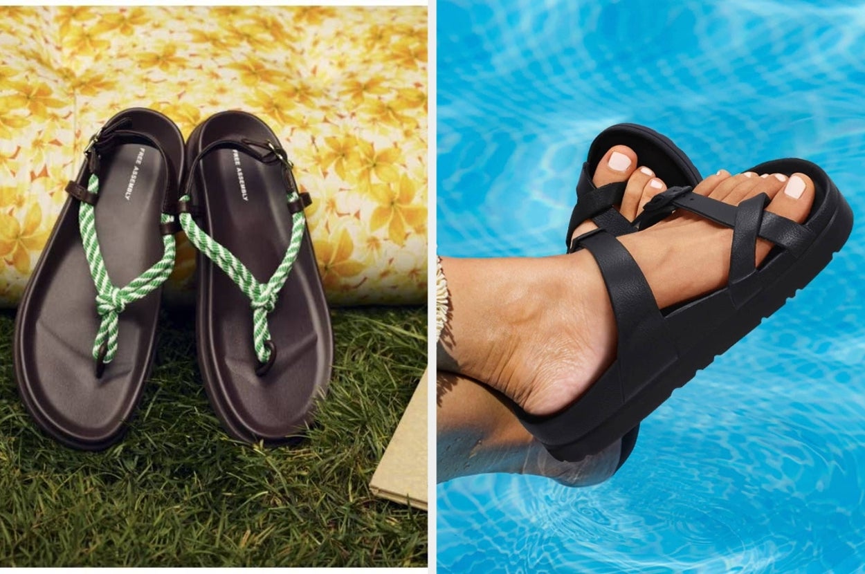 27 Pairs Of Sandals From Walmart That'll Be Easy On Your Eyes *And* Your Feet