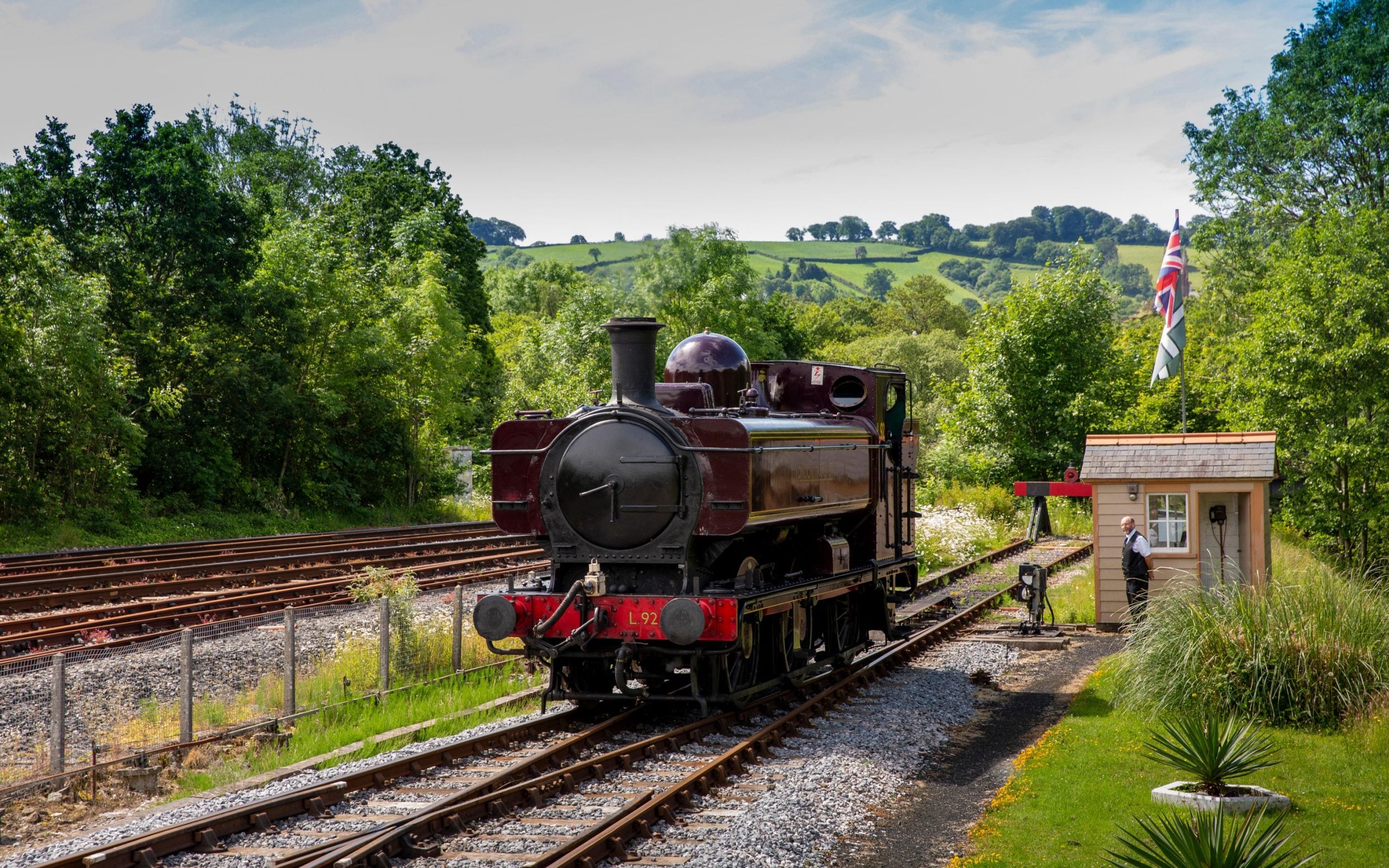 UK, England, Devon, Buckfastleigh, South Devon Railway