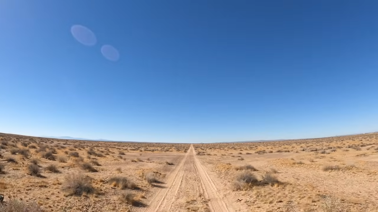 This 50-mile desert road shouldn't exist - nobody knows who built it