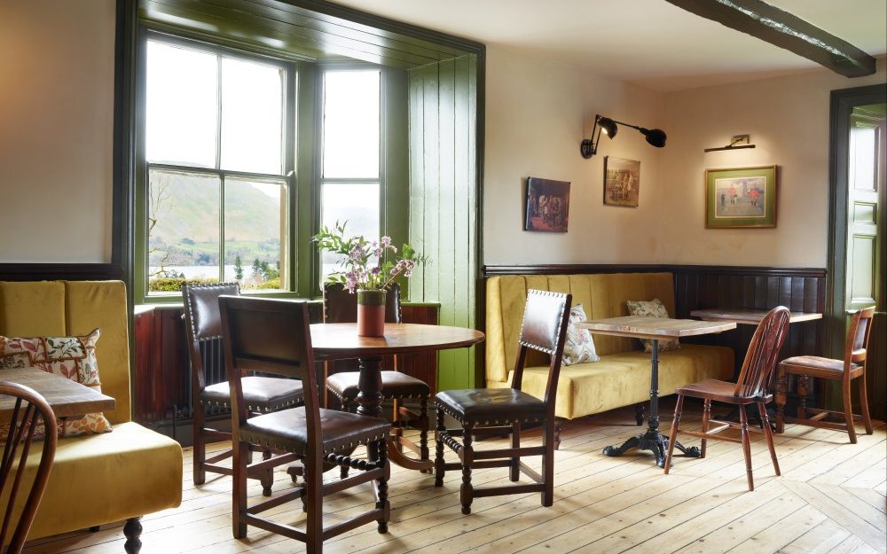 Brackenrigg Inn restaurant, Lake District, UK
