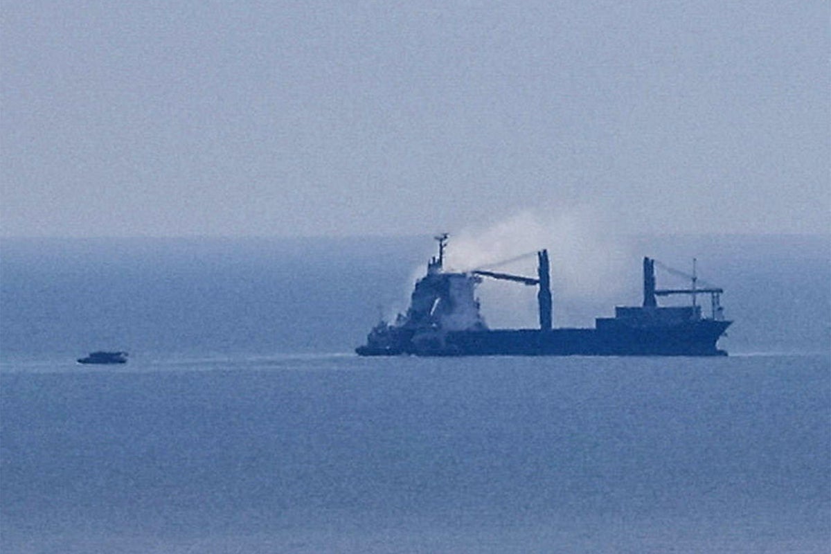 Ukraine live: Kyiv says over 100 Russian ships in Azov hit in days