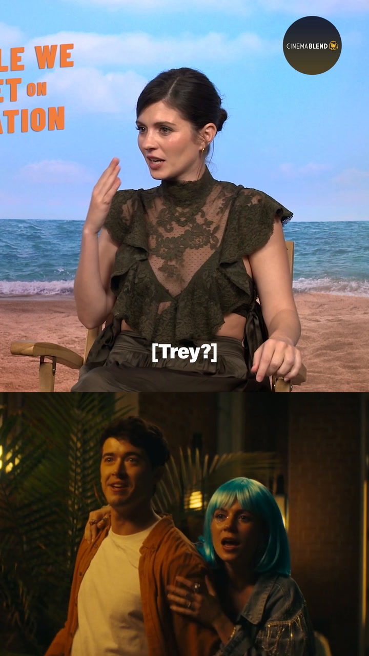 Emily Bader forgets her on-screen boyfriend's name while discussing ...