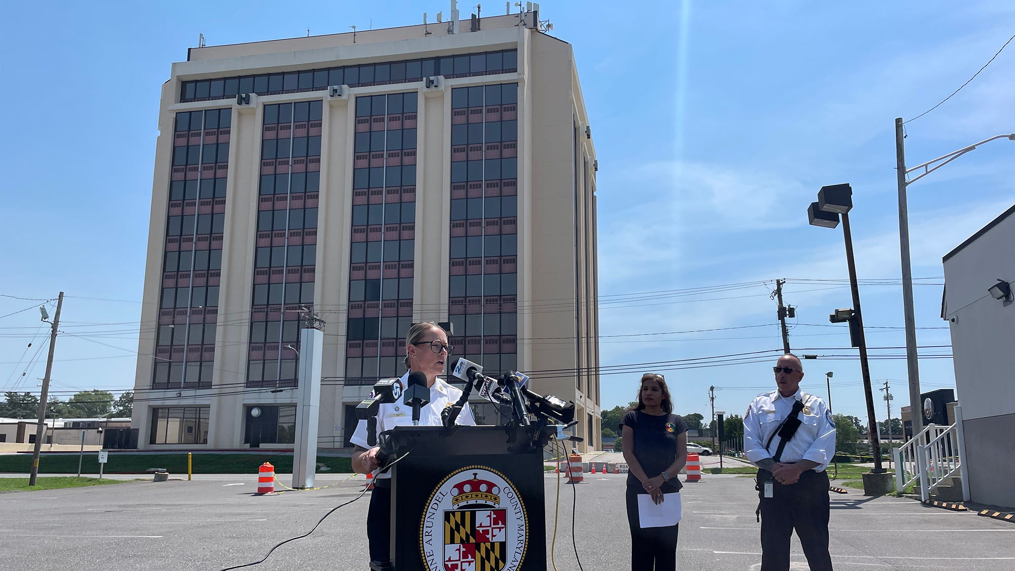 Raw: Officials update status at Empire Towers site