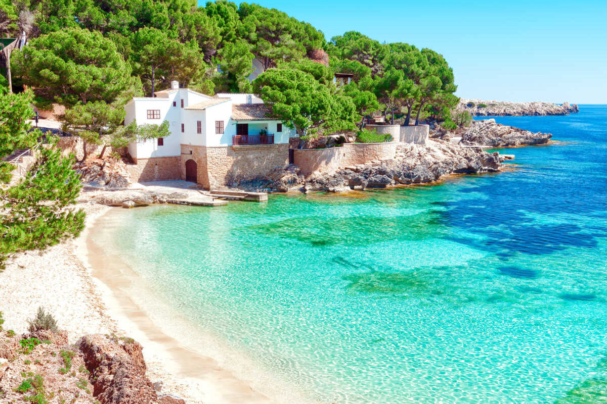 Cala Gat Beach In Mallorca, Spain