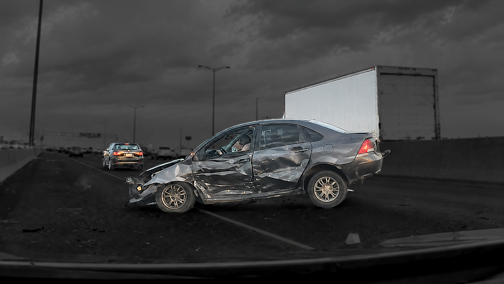 Crash caught on camera