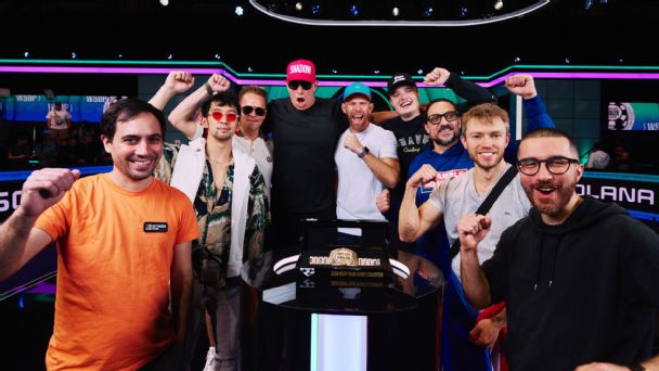 World Series of Poker main event: 22-year-old holds massive chip lead ...
