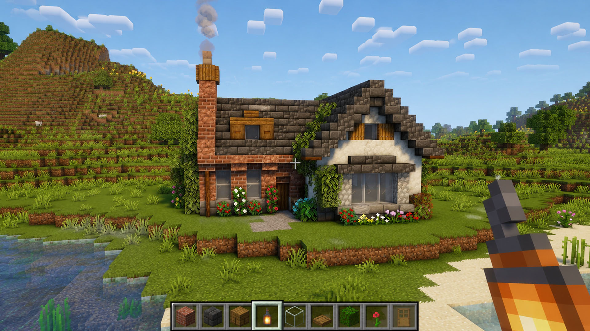 This Minecraft home turns a small island into comfort