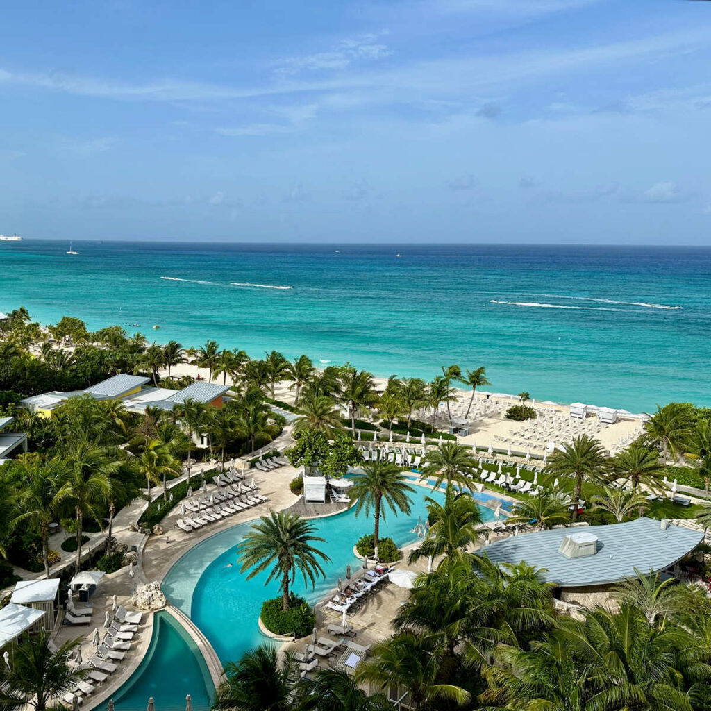 Aerial View Of A Resort Zone In Grand Cayman, Cayman Islands