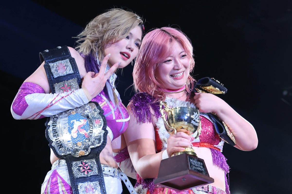 マリーゴールド】後藤智香＆天麗皇希 DR軍一蹴でツインスターV2