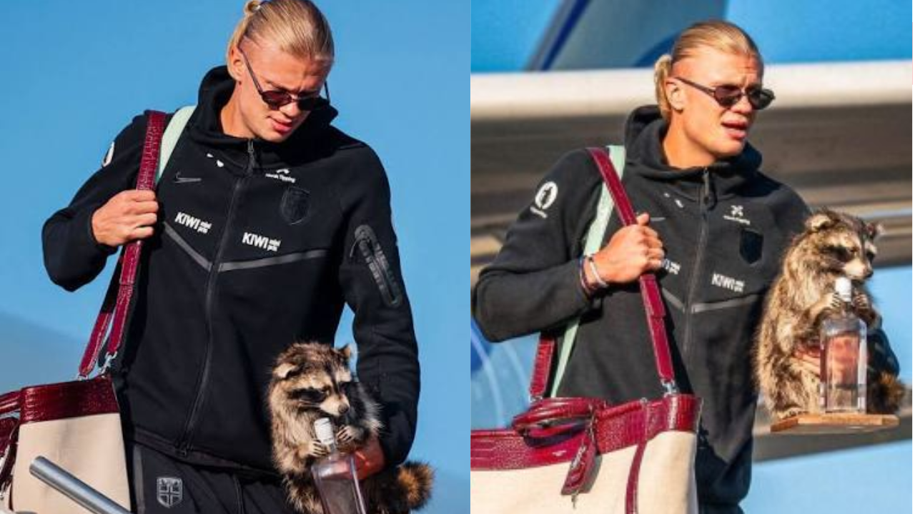 Only Erling Haaland could make a designer Dolce & Gabbana bag play ...