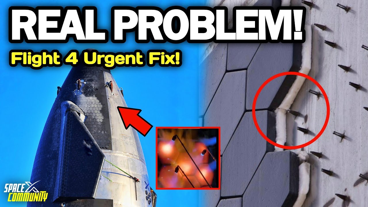 Starship heat shield fixes face another reentry test