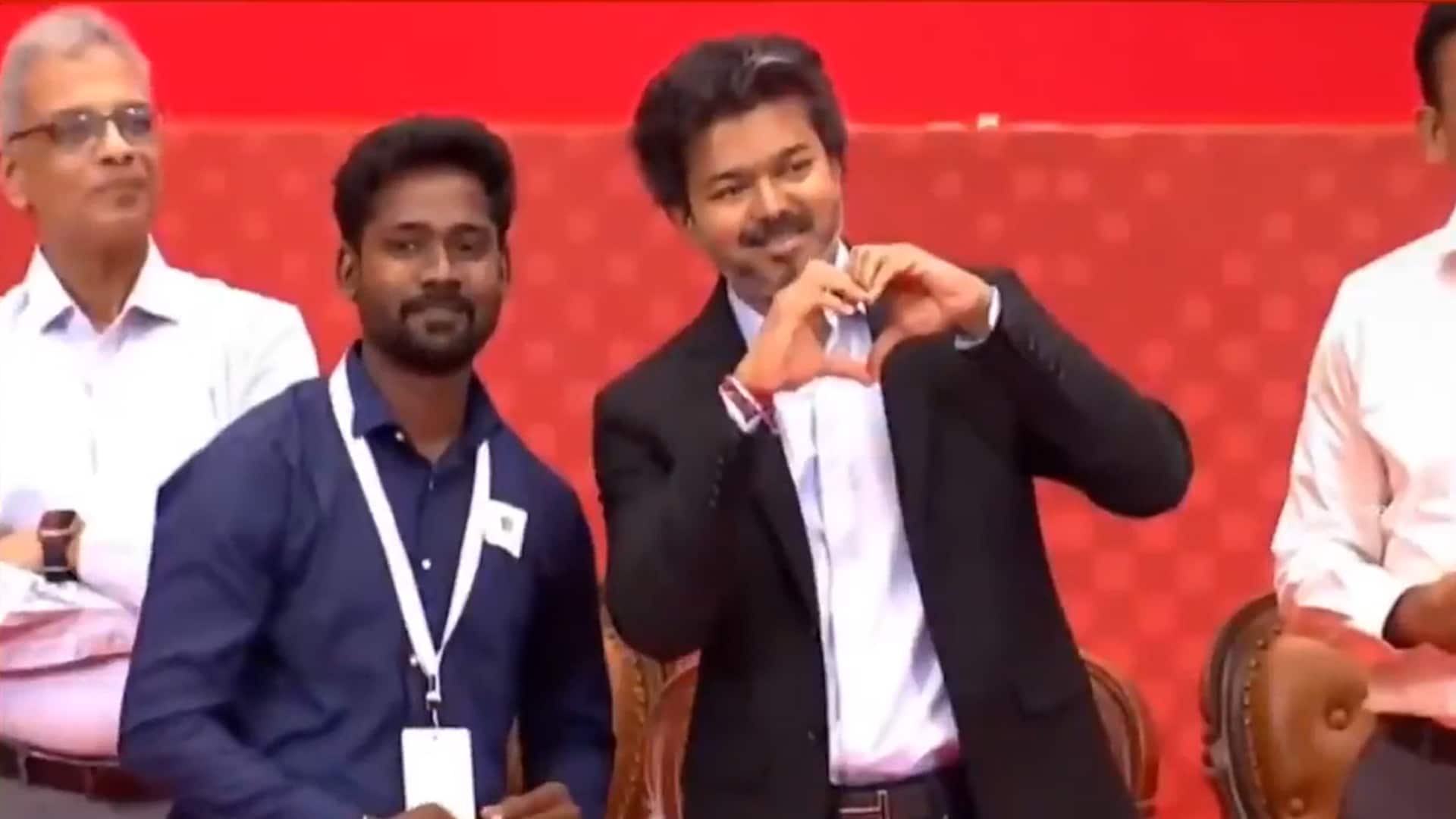Tamil Nadu CM Vijay launches 'Nalam TN', wins hearts with selfies ...