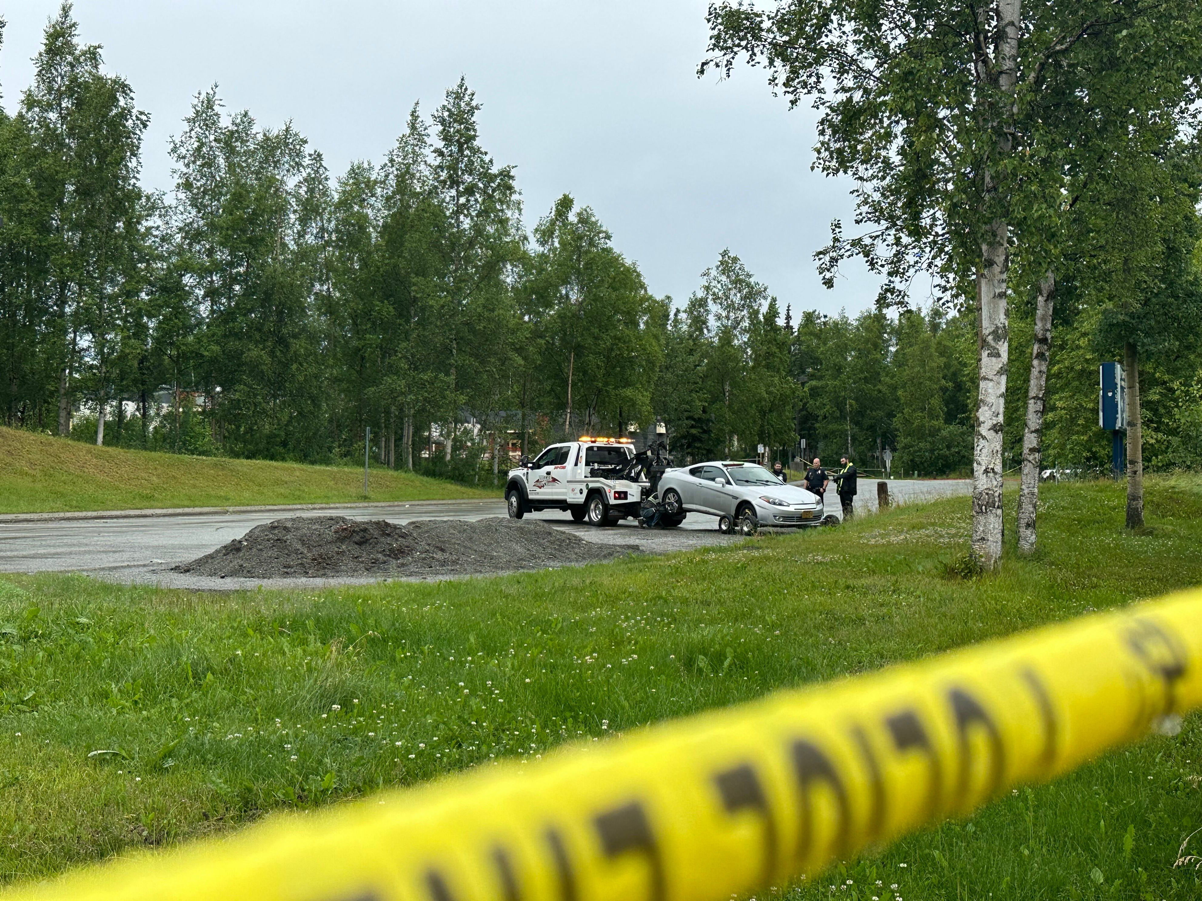 Man hospitalized after shooting near Anchorage elementary school