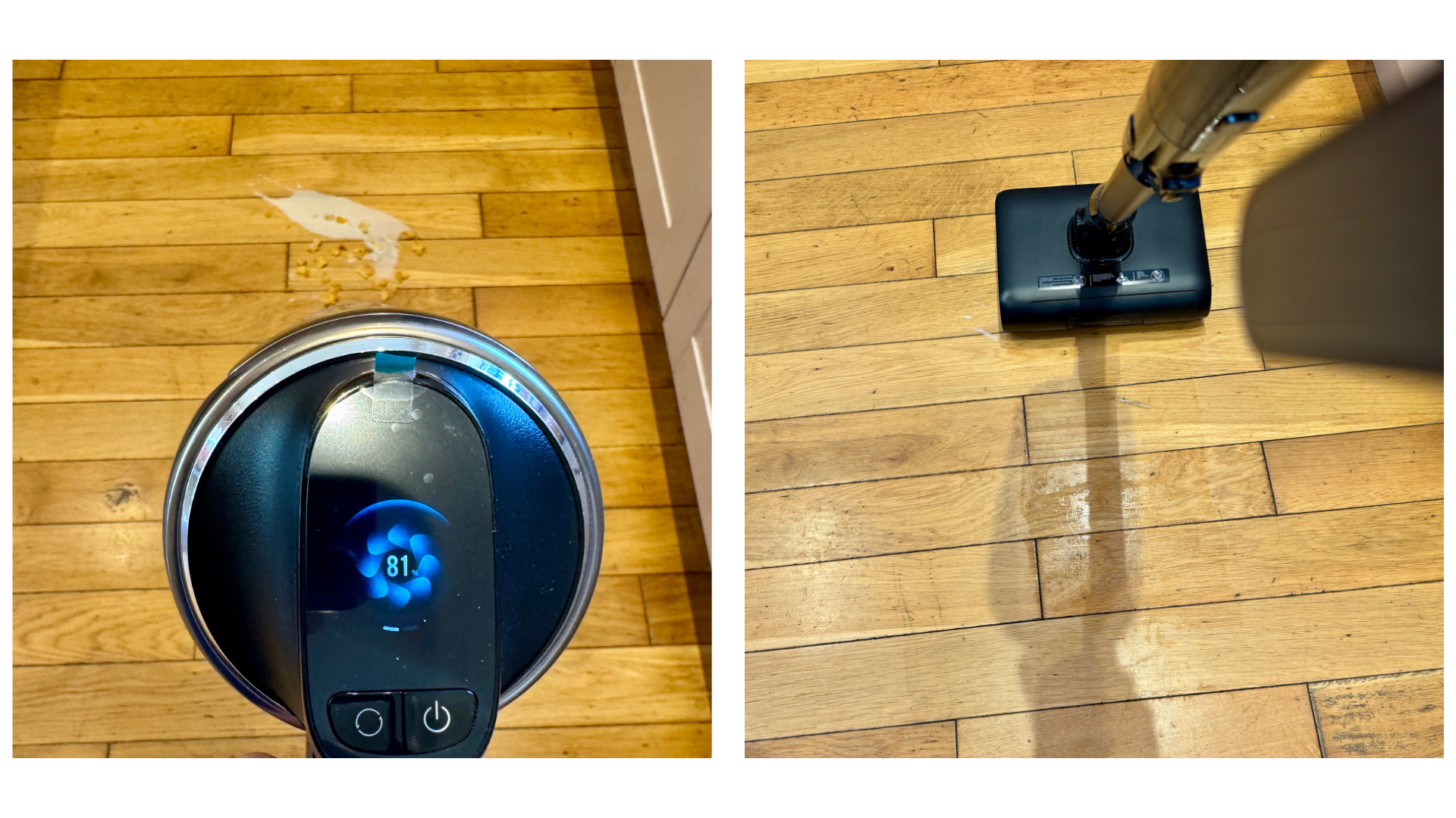 Dreame Z30 Pro Aqua floor test