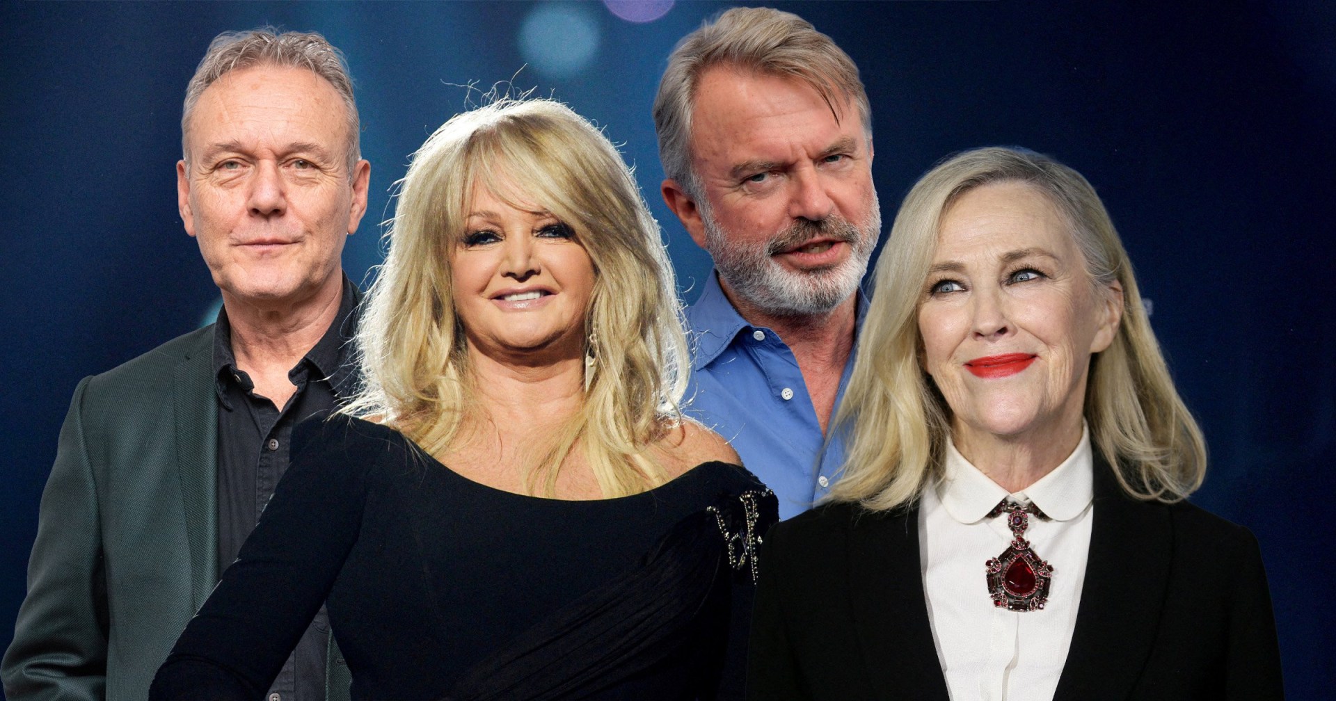 Composite image of Anthony Head, Bonnie Tyler, Sam Neill and Catherine O'Hara