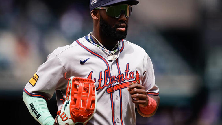 Michael Harris attends Falcons game after Braves elimination