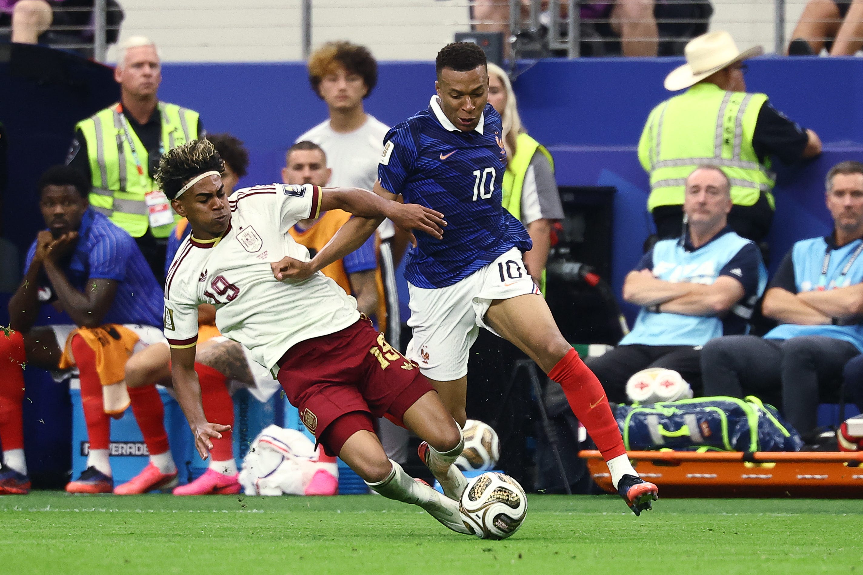 Kylian Mbappé held scoreless as Spain defeats France in World Cup semi
