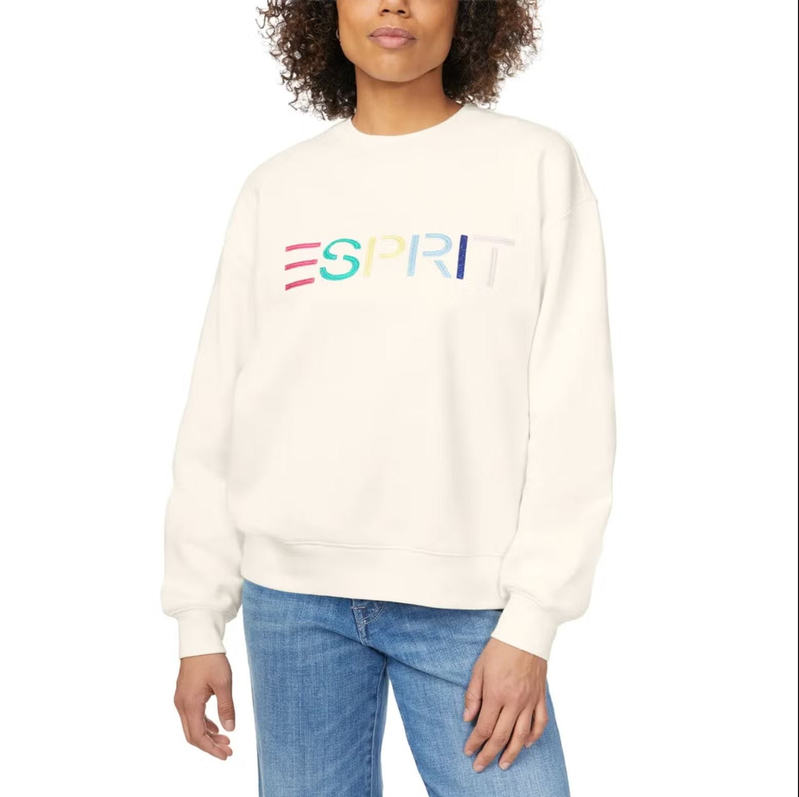 Esprit Women's Logo Fleece Crewneck