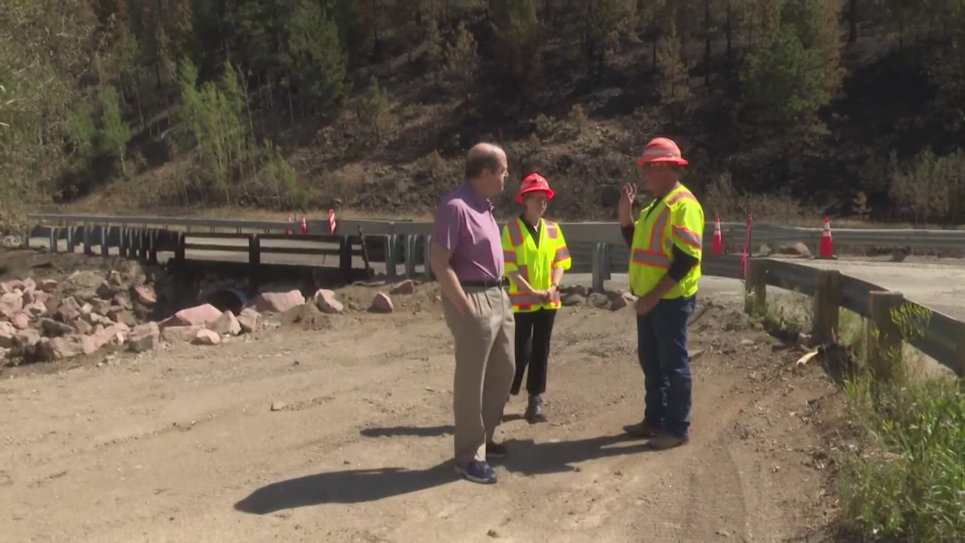 CDOT workers rebuilt bridge damaged in Aspen Acres Fire in 11 hours