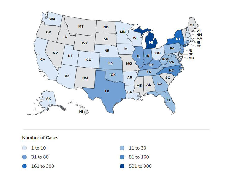 Oregon sees no unusual increase in parasite linked to 'explosive ...