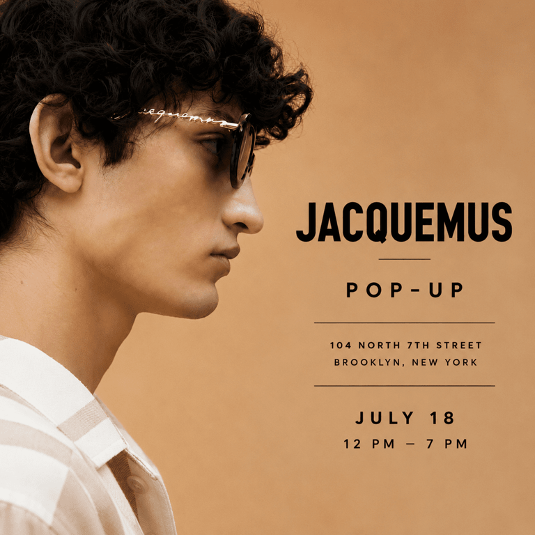 Jacquemus eyewear pop-up, NYC