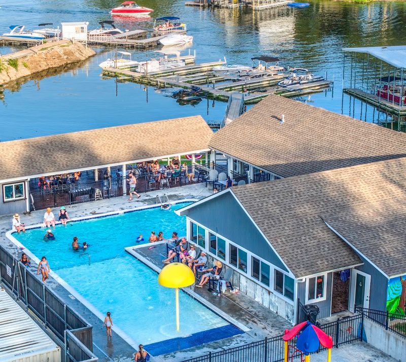 The Lake Is Basically Part Of The Table