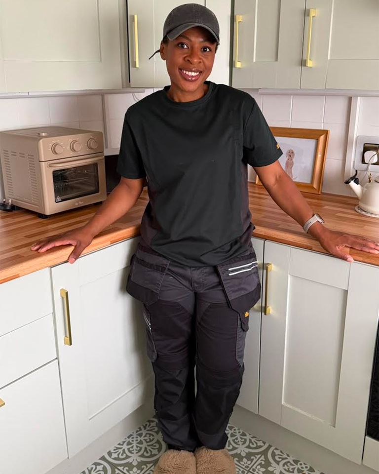 Content Creator Euphemia Moore Spent Just $680 to Give Her Dated Kitchen a Dramatic DIY Makeover