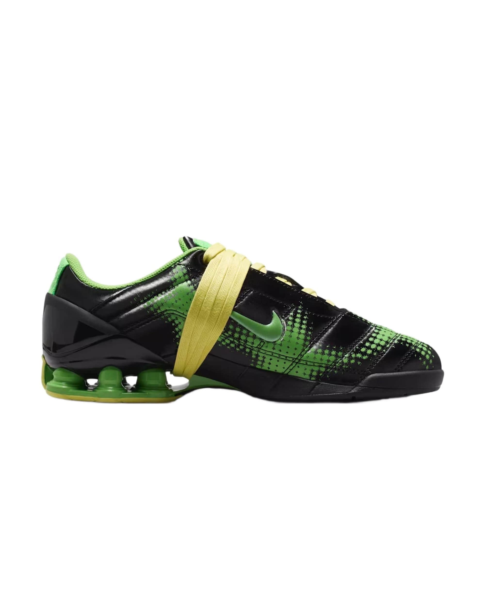 Nike Women's Total90 Shox Magia - Black/Spinach Green-Yellow Diamond-Black