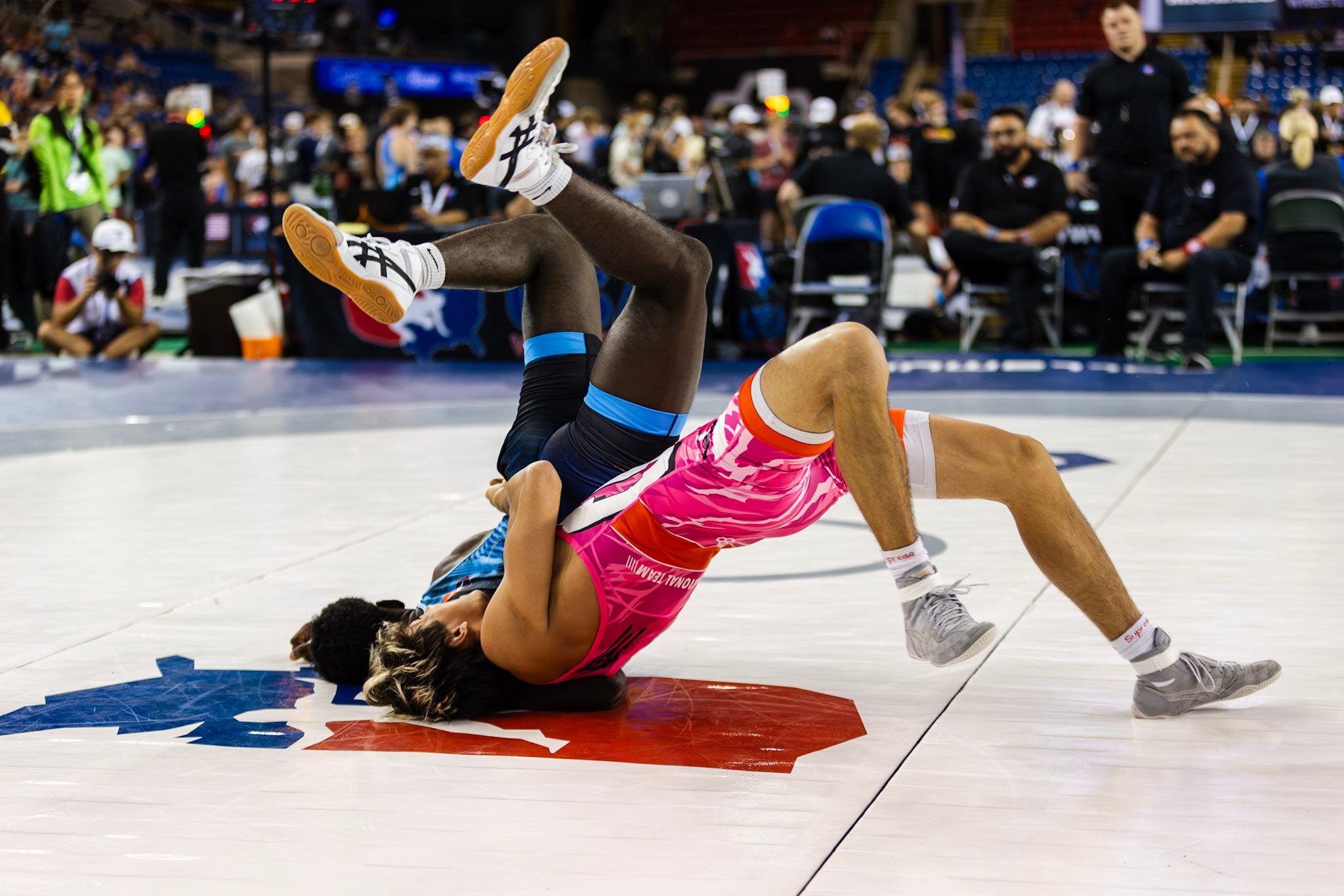 Fargo Greco wrestling USA championship brackets, results, day 1 updates
