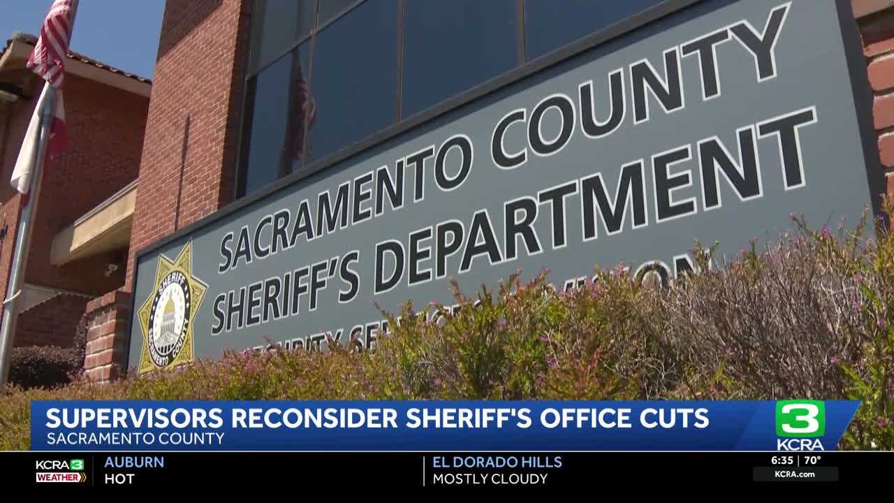 Sacramento County supervisors to reconsider cuts to sheriff's POP team