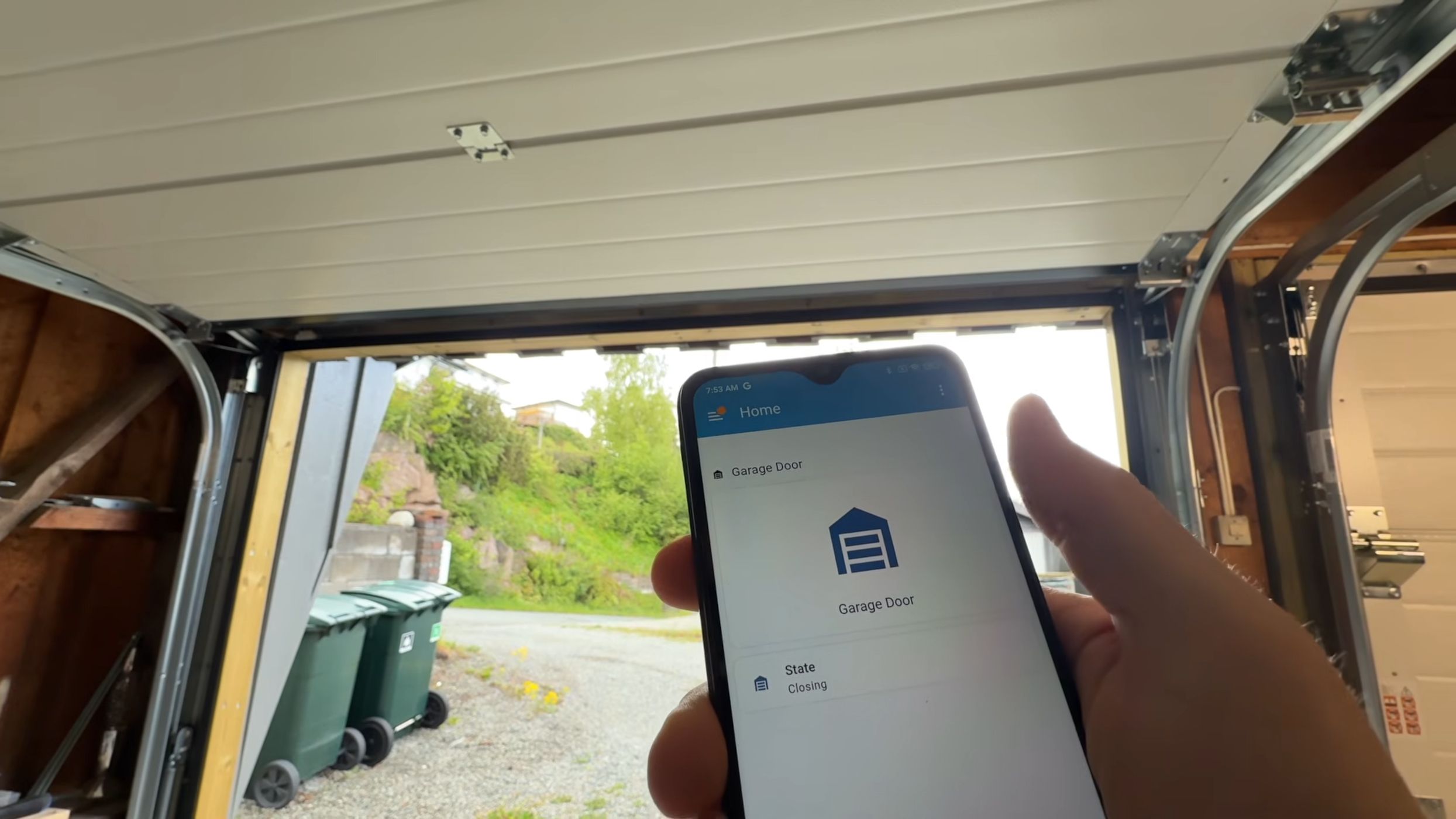 Someone built a $10 ESP32 smart garage door opener that works with Home Assistant