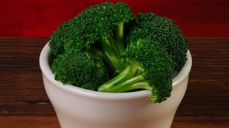 Side of Texas Roadhouse steamed broccoli