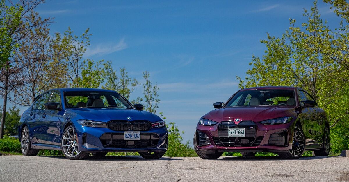 End of an era: BMW M340i vs i4 M60