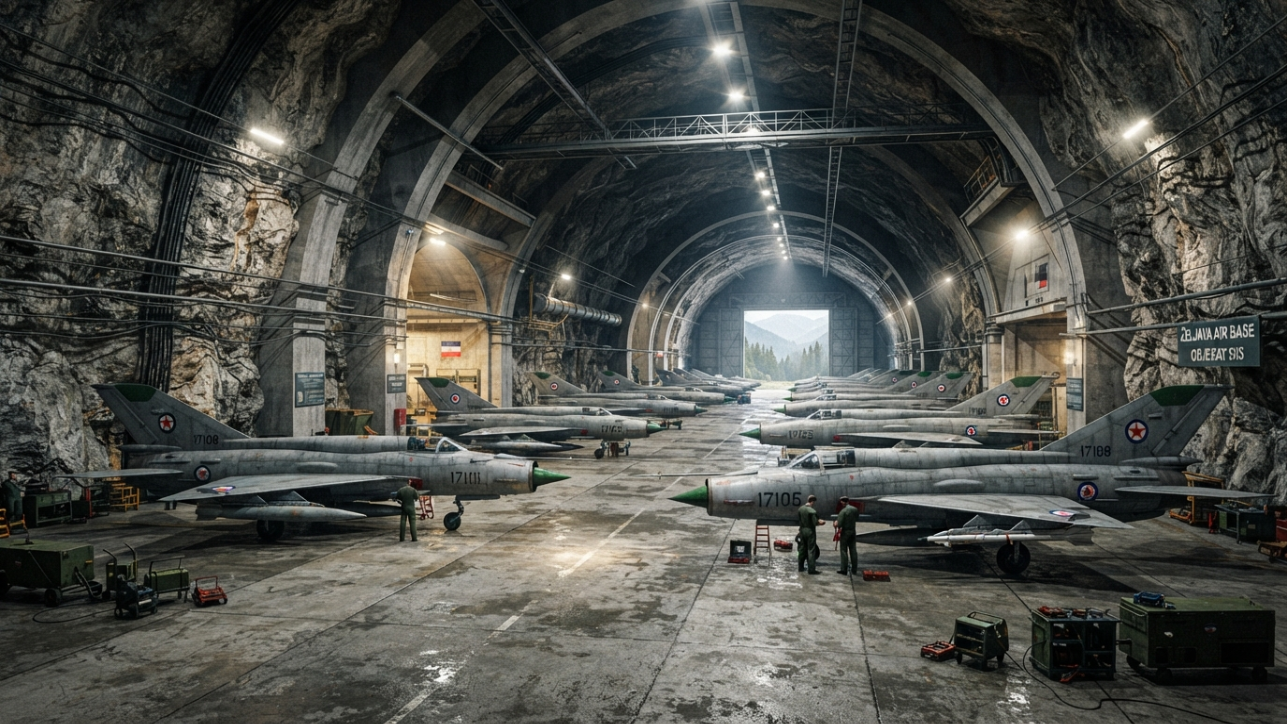 Inside the mountain that hid an entire Air Force base