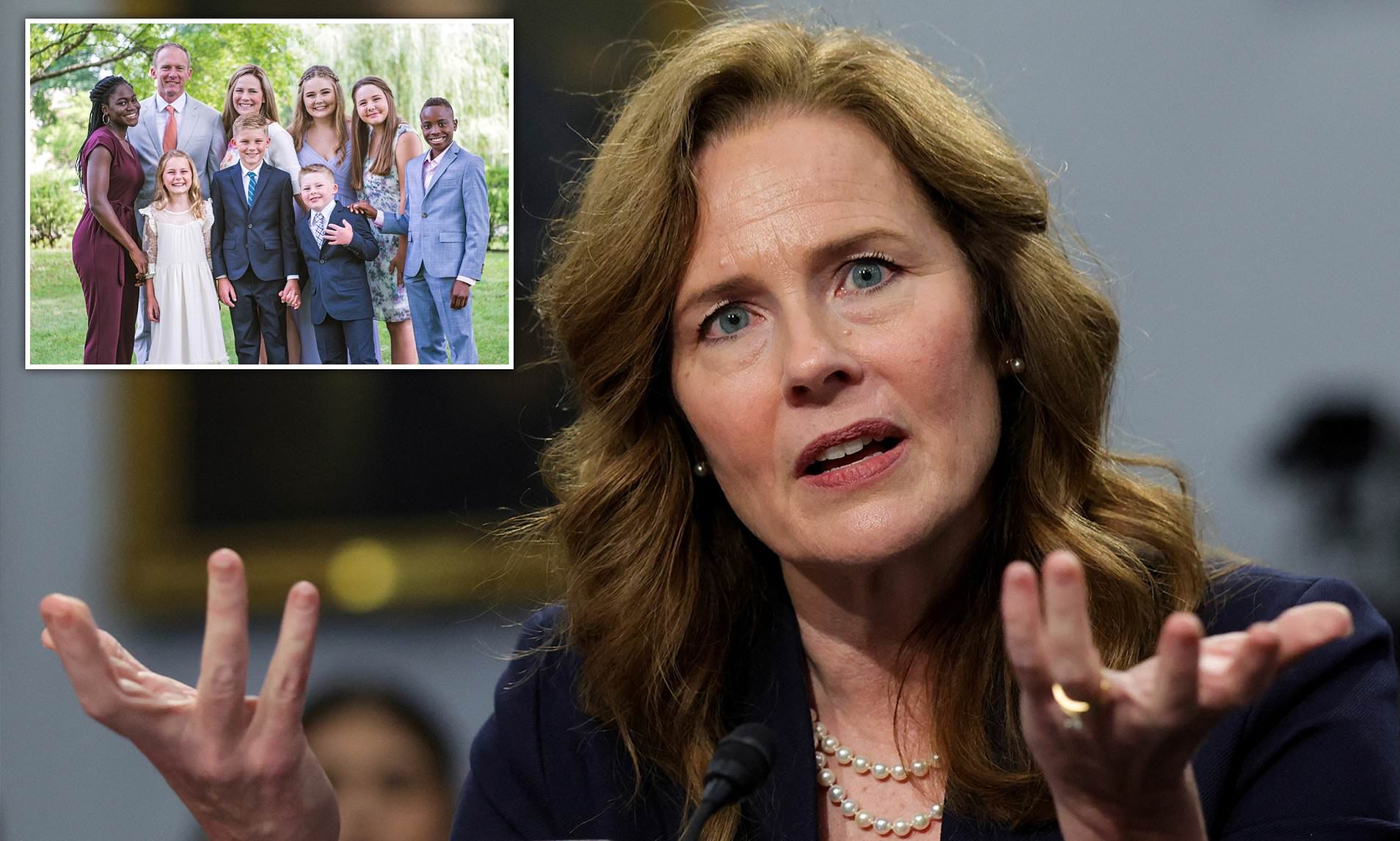 Amy Coney Barrett confesses she had to explain bulletproof vests to her children
