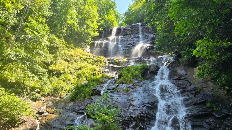 Amicalola Falls from the lower observation platform