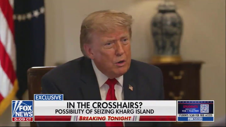Trump won't rule out US ground invasion of Iran