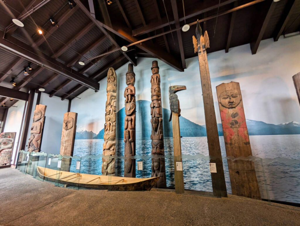Totem Poles at Sitka National Historical Park Sitka Alaska 3