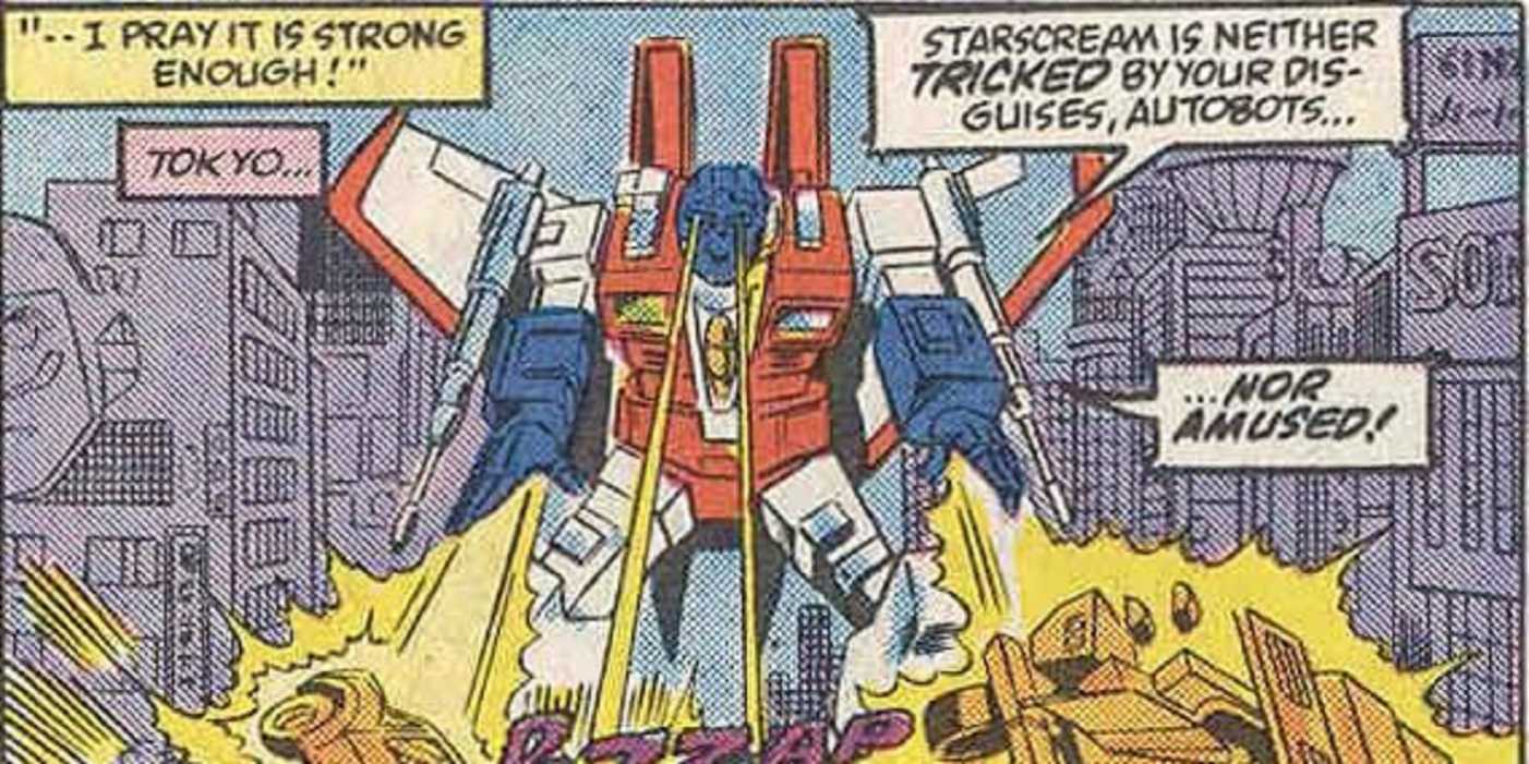 Several Transformers are offlined by a cosmically-powered Starscream.