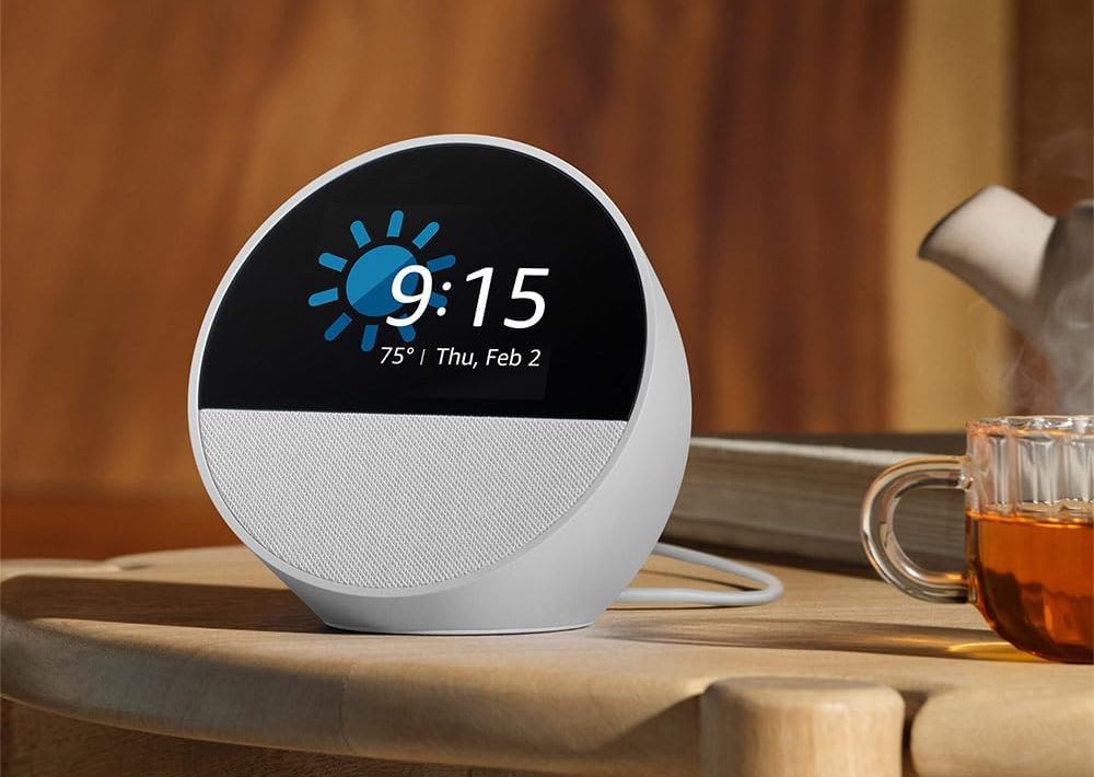 Amazon's smart clock can do a little bit of everything.