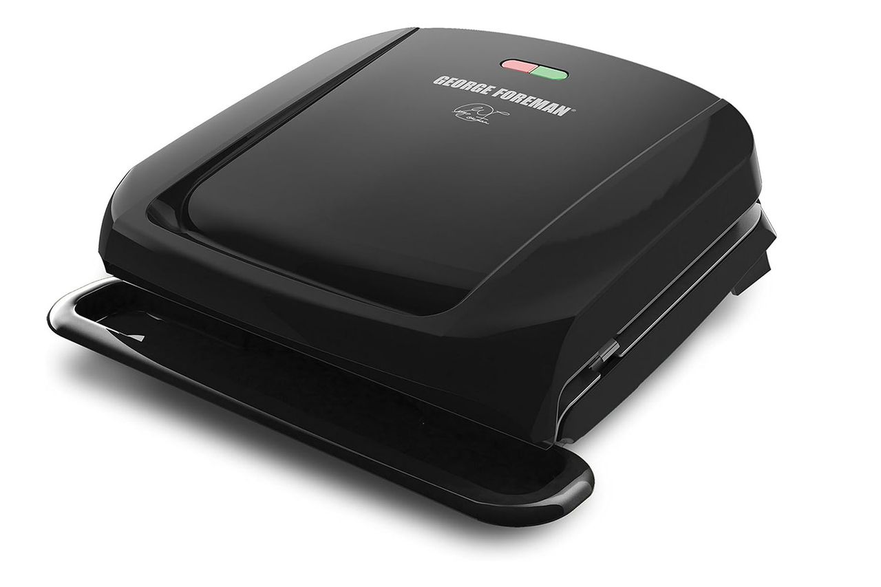 George Foreman 4-Serving Removable Plate Electric Grill